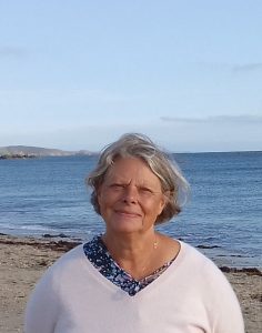 Helen Scadding - poet at the beach